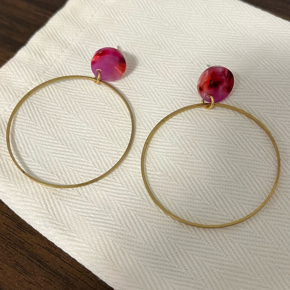 Hoop earrings